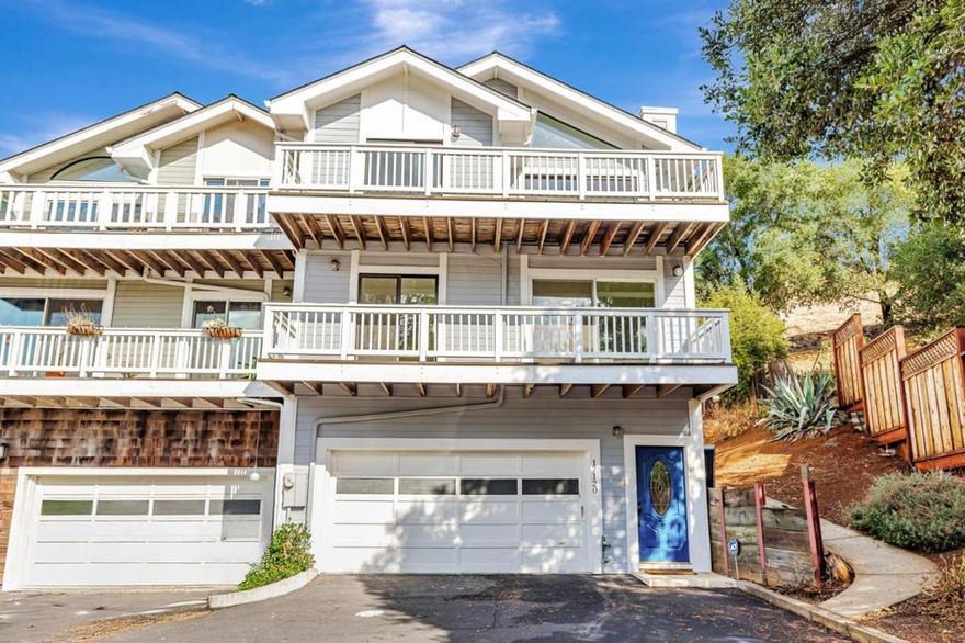 Welcome to this light-filled 3-bed, 2-bath townhome, ideally located within walking distance of vibrant Downtown Morgan Hill. This generous 2208 square foot layout provides more space than any comparable townhome in the area. Surrounded by serene views of rolling hills and iconic El Toro, this home offers the perfect blend of convenience and natural beauty. Inside, soaring ceilings and expansive windows fill the home with natural light. The spacious kitchen features sleek quartz countertops, newer appliances, and plenty of storage. Multiple large balconies extend your living space outdoors, providing the ideal setting for morning coffee or sunset views. Additional highlights include a two-car garage, newly updated furnace and air conditioner, new carpets and paint throughout. Don't miss this rare opportunity to own a Morgan Hill gem that offers both a peaceful retreat and an unbeatable location.