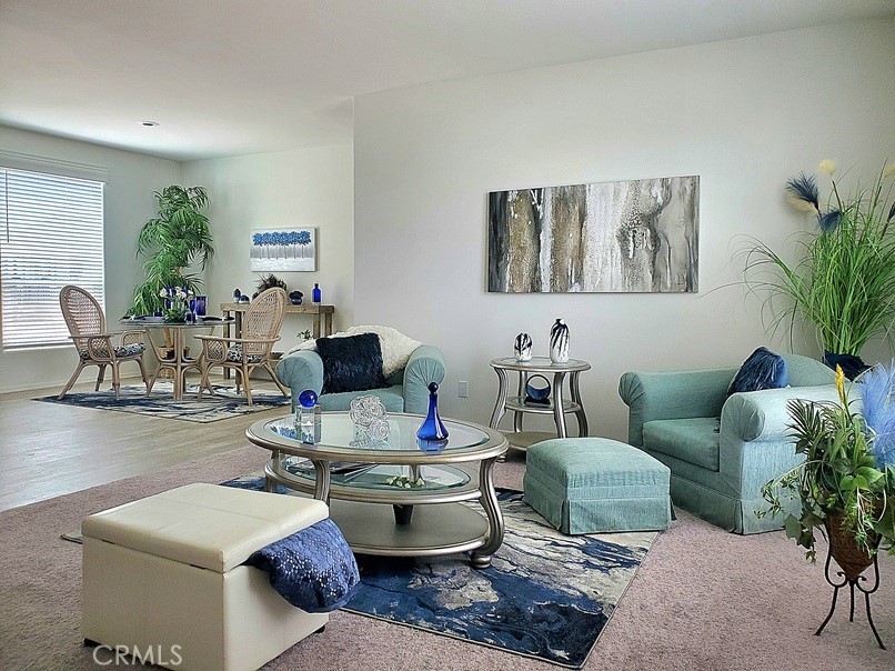 BRAND NEW NEVER BEEN LIVED IN 3 bedroom, 2 bath home with 2 CAR GARAGE. MOUNTAIN VIEW VILLAS, gated senior 55+ community. This prestigious resort style living is offering one of the final opportunities to own a brand new home to a lucky few. This manufactured home will come with a 1 year home warranty, with window treatments, quality cabinetry throughout, laminate flooring, full size fridge, microwave, dishwasher, garbage disposal, & huge single sink. This is all owner occupied homes, no renter's with park rent only $751. There is a private clubhouse pool, spa, workout room, card room, full banquet style kitchen. A doggy park is available for your fur babies and RV storage upon availability. The Jess Ranch Market Place is minutes away for major shopping and entertainment. Just approximately 90 Minutes from LA & Orange Co. DEALER HAS A PREFERRED LENDER WITH AS LOW AS 5% DOWN. Dealer#1254134, SP1578710.HOME Serial #CAV110AZ2421876A/B