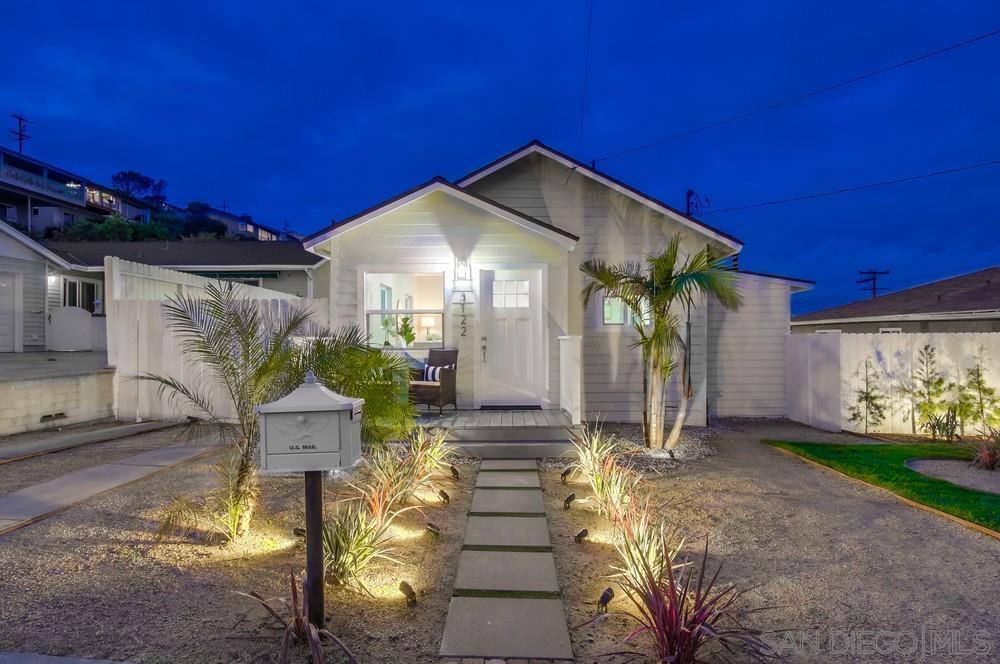 SELLER OPEN TO CREDIT BUYER A RATE BUY DOWN WITH THE RIGHT OFFER AMAZING 1 STORY HOME READY TO MOVE IN NOW, IN THE HEART OF POINT LOMA. We have an Appraisal Report to support asking price. GORGEOUS SINGLE STORY COASTAL HOME NESTLED IN A QUIET STREET, CLOSE TO EVERYTHING POINT LOMA HAS TO OFFER. SHORT WALK TO SHELTER ISLAND, LIBERTY STATION, SCHOOLS, PARKS, LA PLAYA BEACH, POINT LOMA YACHT CLUB, FINE DINNING, MAYOR BANKS BANC OF CALIFORNIA, WELLS FARGO, BANK OF AMERICA, COFFEE SHOPS STARBUCKS AND FAMOUS BETTER BUZZ. MINUTES TO SAN DIEGO INTERNATIONAL AIRPORT, TARGET, HOME DEPOT, SPORTS ARENA AND MUCH MORE PLUS ACCESS TO MAYOR FREEWAYS 5,8,163,15. THIS AMAZING HOME IS A ONCE-IN-A-LIFETIME OPPORTUNITY TO OWN A PROPERTY HERE IN POINT LOMA. HOME OFFERS 3 BEDROOMS 2 SPA LIKE FULL BATHROOMS, 1,285 Sqf, 1 CAR GARAGE, PLUS DRIVEWAY FOR 3 MORE CARS. HOME WITH HIGH CEILINGS, NATURAL LIGHTS. PATIO EQUIPPED WITH BUILT IN BBQ, EXTERIOR DINNING AREA, FIRE PIT AREA, AMPLE PATIO TO ENTERTAIN FRIENDS AND FAMILY. POTENTIAL TO ADD ADU’S LARGE LOT 5,089 Sqf. HOME IS EQUIPPED WITH SS APPLIANCES WASHER AND DRYER. HARDWOOD FLOORS RECESS LIGHTS AND MUCH MORE. THIS INVITING SINGLE-STORY RESIDENCE FEATURES PRACTICAL LIVING AREAS WITH A FUNCTIONAL FLOOR PLAN DESIGNED FOR COMFORTABLE DAILY LIFE. THIS SINGLE-STORY HOME FEATURES 3 BEDROOMS AND TWO SPA-LIKE FULL BATHROOMS, ENHANCED BY HIGH CEILINGS AND ABUNDANT NATURAL LIGHT. RECESSED LIGHTING AND LED LIGHTING CREATE BRIGHT, WELCOMING SPACES. KITCHEN SHOWCASES STAINLESS STEEL APPLIANCES, QUARTZ COUNTERTOPS, CUSTOM BACKSPLASH, AND SOFT-CLOSE CABINETRY. SELLER OPEN TO CREDIT BUYER A RATE BUY DOWN WITH THE RIGHT OFFER AMAZING 1 STORY HOME READY TO MOVE IN NOW, IN THE HEART OF POINT LOMA. We have an Appraisal Report to support asking price. GORGEOUS SINGLE STORY COASTAL HOME NESTLED IN A QUIET STREET, CLOSE TO EVERYTHING POINT LOMA HAS TO OFFER. SHORT WALK TO SHELTER ISLAND, LIBERTY STATION, SCHOOLS, PARKS, LA PLAYA BEACH, POINT LOMA YACHT CLUB, FINE DINNING, MAYOR BANKS BANC OF CALIFORNIA, WELLS FARGO, BANK OF AMERICA, COFFEE SHOPS STARBUCKS AND FAMOUS BETTER BUZZ. MINUTES TO SAN DIEGO INTERNATIONAL AIRPORT, TARGET, HOME DEPOT, SPORTS ARENA AND MUCH MORE PLUS ACCESS TO MAYOR FREEWAYS 5,8,163,15. THIS AMAZING HOME IS A ONCE-IN-A-LIFETIME OPPORTUNITY TO OWN A PROPERTY HERE IN POINT LOMA. THIS HOME OFFERS 3 BEDROOMS 2 SPA LIKE FULL BATHROOMS, 1,285 Sqf, 1 CAR GARAGE, PLUS DRIVEWAY FOR 3 MORE CARS. HOME WITH HIGH CEILINGS, NATURAL LIGHTS. PATIO EQUIPPED WITH BUILT IN BBQ, EXTERIOR DINNING AREA, FIRE PIT AREA, AMPLE PATIO TO ENTERTAIN FRIENDS AND FAMILY. POTENTIAL TO ADD ADU’S LARGE LOT 5,089 Sqf. HOME IS EQUIPPED WITH SS APPLIANCES WASHER AND DRYER. HARDWOOD FLOORS RECESS LIGHTS AND MUCH MORE. EASY TO SHOW. THIS INVITING SINGLE-STORY RESIDENCE FEATURES PRACTICAL LIVING AREAS WITH A FUNCTIONAL FLOOR PLAN DESIGNED FOR COMFORTABLE DAILY LIFE. DETAILS THIS SINGLE-STORY HOME FEATURES THREE BEDROOMS AND TWO SPA-LIKE FULL BATHROOMS, ENHANCED BY HIGH CEILINGS AND ABUNDANT NATURAL LIGHT THROUGHOUT. RECESSED LIGHTING AND LED LIGHTING CREATE BRIGHT, WELCOMING SPACES. THE KITCHEN SHOWCASES STAINLESS STEEL APPLIANCES, QUARTZ COUNTERTOPS, CUSTOM BACKSPLASH, AND SOFT-CLOSE CABINETRY. A WASHER AND DRYER PROVIDE CONVENIENT LAUNDRY SOLUTIONS. THE EXPANSIVE OUTDOOR SPACE INCLUDES A PRIVATE COURTYARD, PATIO WITH BUILT-IN BARBECUE, EXTERIOR DINING AREA, AND FIRE PIT AREA - IDEAL FOR ENTERTAINING FRIENDS AND FAMILY. THE PRIVATE BACKYARD PATIO SITS ON A LARGE LOT, OFFERING PLENTY OF SPACE FOR GATHERINGS. PARKING ACCOMMODATIONS INCLUDE A ONE-CAR GARAGE PLUS DRIVEWAY SPACE FOR THREE ADDITIONAL VEHICLES, ACCESSED THROUGH A GATED ENTRANCE. THE LOCATION PROVIDES CONVENIENT ACCESS TO LIBERTY STATION, POINT LOMA HIGH SCHOOL, SUNSET CLIFFS NATURAL PARK, AND NEARBY DINING AND RECREATIONAL AMENITIES. CONTACT US TODAY TO SCHEDULE A TOUR AND SEE HOW THIS THOUGHTFULLY DESIGNED HOME COULD BE THE PERFECT FIT FOR YOUR LIFESTYLE AND NEEDS.