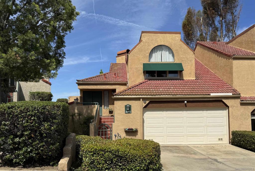 First Time on the Market – A Rare Gem in Las Brisas! Step into beauty and comfort in this beautifully updated end-unit townhome, nestled in the highly sought-after Las Brisas Community. With only one shared wall and lush, mature trees lining the streets, this home offers a sense of privacy and serenity. Inside, you’ll be greeted by high ceilings and an abundance of natural light in this spacious residence. The remodeled kitchen features upgraded cabinetry, and a custom ceiling design that adds a unique flair. Upgrades abound—dual-pane windows and sliding doors, a recently renovated primary bathroom with a new vanity and walk-in shower, and a large walk-in closet. Rich Brazilian Tiger Wood flooring adds warmth and sophistication to the stairs, stair landing, and the luxurious primary bedroom, which also boasts its own private patio. The living spaces are both inviting and open. Cozy up by one of two fireplaces—one in the family room and one in the formal living room. Entertain in style in the formal dining room under a cathedral ceiling or step out onto the balcony off the family room and soak in sweeping city views. Additional highlights include an upgraded AC and a newer water heater; and attached 2-car garage with opener. This is a gated community with security patrol for peace of mind. There is plenty of guest parking and this location is near the community pool with close access to shopping, dining, and easy freeway access. Don’t miss your chance to own this exceptional home in Las Brisas.