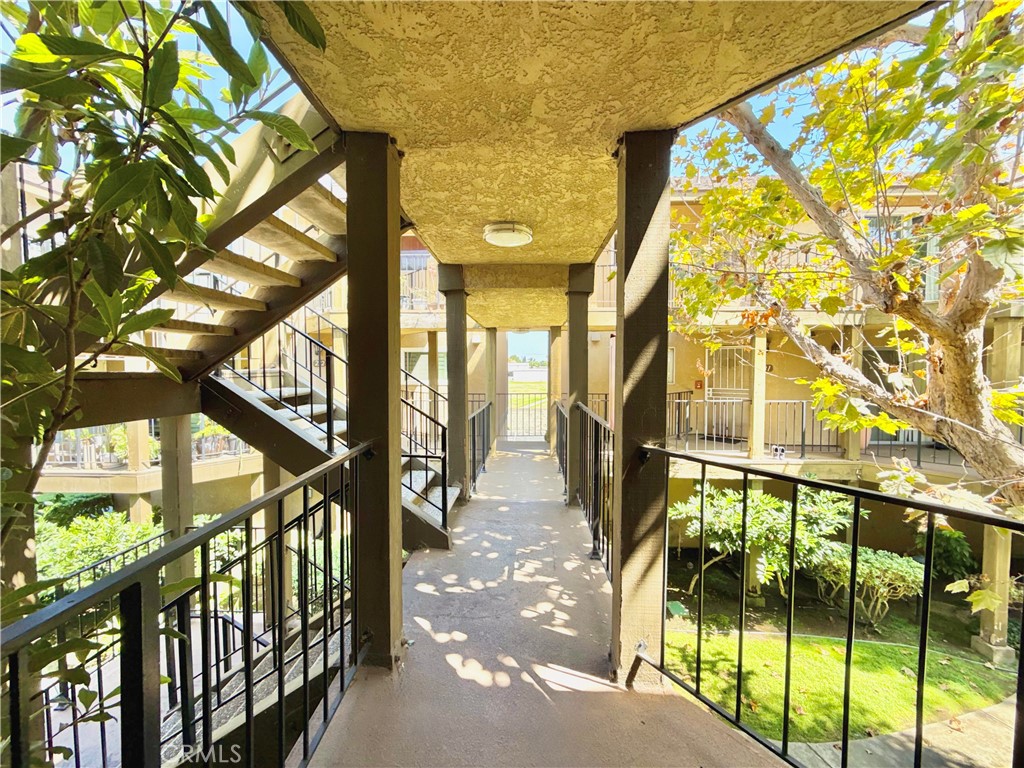 Discover comfort and convenience in this stylish 2-bedroom, 2-bath condo located in a secure gated community in Santa Ana. Offering 960 sq ft of living space, this second-floor walk-up single level unit offers abundant natural light, primary suite with walk in closet, in-unit laundry, updated kitchen, updated flooring, recessed lighting, private balcony, and a 1-car garage plus an additional assigned parking space. Enjoy community amenities that includes a pool, hot tub, and coverage for insurance and trash — for $335/month HOA fee. Ideally situated near shops, dining, and within a tenant dense area that makes leasing a breeze, this move-in ready home is perfect for first-time buyers, downsizers, or savvy investors.