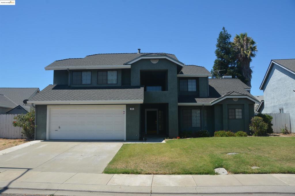 This affordable, "AS-IS", two story, 4 bedroom, 2.5 bath home is located in the Quail Ridge Estates area of Manteca and offers the following desirable features: covered single door entry * high ceiling living room with slider to covered rear patio * large formal dining room with bay window * spacious electric kitchen with abundant wood cabinets, tile counter tops, and double porcelain sink * eating area with breakfast bar and slider to small side yard patio * family room with high ceilings, fireplace with wood mantle, tile face and hearth, and slider to covered rear patio * downstairs master bedroom suite with walk-in closet, slider to covered rear patio, dual sink dressing area, stall shower and garden tub * downstairs half bathroom * downstairs inside laundry area with hook-ups * 3 bedrooms and full bathroom upstairs * central heat & air plus ceiling fans * 2 storage closets under stairs * 2 car garage with opener * fenced rear yard * and more! This property's location is conveniently situated near major commute arterials, and shopping opportunities. So, if you understand the benefits of sweat equity, bring your toolbox, your contractor / handyman / or your flipper, and your entrepreneurial spirit to try and make this “diamond in the rough” yours!