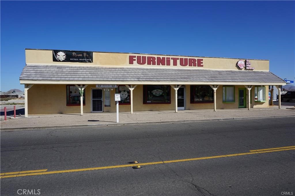 This is great commercial retail building located in the Historic Village area of Apple Valley. The building is approximately 5130 sqft divided into 3 spaces
2 space are approximately 1965 sqft each and one about 1200 sqft. This is a high visibility property along US Highway 18. The property is .52 of an acre and has additional storage building in the rear aprox 2500 sqft. Bothe the retail building and storage area are fully rented. The Building has 3 seperate electric meters, only one unit has a gas meter.