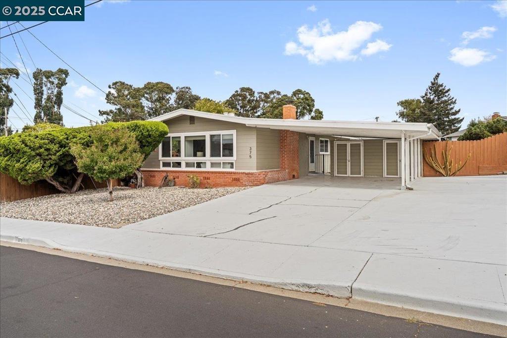 Welcome to this spacious and beautifully maintained home located at 375 Summit Drive in the desirable city of Pinole. It is nestled above Old Town Pinole in a quiet and peaceful neighborhood, and conveniently located near the Bay Trail, shops, dining, Fernandez Park, Farmer's Market, I-80, public transportation, and the very popular West County Mandarin School. This property has been meticulously cared for by the same owners for over 50 years and is definitely turn-key. Inspection reports are close to perfect and the sewer lateral will be replaced by the seller. Don't miss out on this beauty!