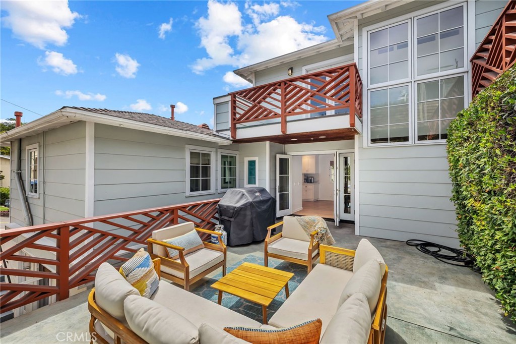 Welcome to your luxurious coastal retreat in the highly sought-after North Laguna neighborhood—just a short stroll to Heisler Park, Main Beach, and the charming Laguna Village shops and restaurants. This fully furnished home offers effortless California living with tasteful design, versatile space, and unbeatable location. Inside, the main level features an open-concept layout with a stylish living room, dining area, and a well-appointed kitchen with a sub-zero fridge, a Dacor range and farmhouse sink—perfect for entertaining or relaxed family dinners. Step outside onto the lovely deck for morning coffee or sunset lounging. Also on the main level is a guest bedroom, a full bathroom and an office with a trundle bed, all offering comfort and privacy for visitors. Upstairs, the spacious primary suite is a true retreat with a king-size bed, private balcony, and spa-style ensuite bathroom complete with in-unit laundry. A second upstairs bedroom features twin beds, its own ensuite bath, and balcony. There is a lower level studio with a separate entrance that is in the process of being furnished (photos to come). Whether you're here for a beachside escape, a temporary relocation, or a remote work getaway, this elegant home provides the perfect balance of comfort, style, and convenient location to enjoy all that Laguna Beach has to offer! Available starting now through 12/31/25 and then 3/1/26 through 12/31/26. $9K/month off season, $16K/month for July and August, $13K/month June and September.