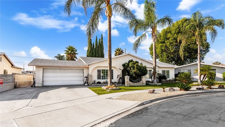 Welcome to 17055 Manzanita Drive — a beautifully maintained single-story pool home located in a desirable Fontana neighborhood. This charming property features 3 bedrooms, 2 bathrooms, and approximately 1,787 sq ft of living space on a 7,533 sq ft lot, complete with a 2-car garage.

The inviting layout offers a comfortable balance of shared living areas and private bedrooms, with natural light flowing throughout the home. Cozy up during the winter near your fireplace. The kitchen is functional and ready for your personal touch, while the bedrooms offer flexibility for family, guests, or a home office.

Step outside to your own private pool, with a spa, perfect for summer fun, weekend gatherings, or simply relaxing in the sun. A covered patio provides a great space for outdoor dining or lounging in the shade.  

Conveniently located near schools, parks, shopping, and dining, this home offers a perfect blend of comfort and lifestyle. Whether you're looking to entertain or unwind, this property is a must-see!