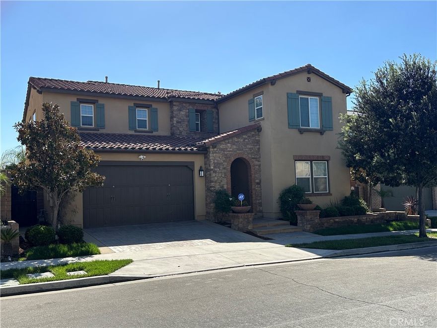 Spectacular home with breathtaking panoramic city light view and mountain view located in Blackstone. This gorgeous home features 4 Bedrooms, 3.5 bathrooms with 3709 sq.ft. built in 2013. Spacious living room and formal dining room. The main floor has one suite and additional 2 office rooms. Large open concept gourmet kitchen with custom cabinetry, stainless steel appliances, an oversized quartz island, a spacious walk-in pantry, breakfast nook, and double ovens. Upstairs features a spacious retreat area with a custom entertainment center. Spacious master suite with his & her walk-in closet plus oversized shower and floating tub and a private balcony with breathtaking views. Another 2 bedrooms share a bathroom which includes a soaking tub, double sink vanity. Individual laundry room with storage. Two cars garage with direct access. Open and Airy. The backyard features a covered patio area with a cozy fireplace and lounge seating area and oversee city light view. Community offers amenities including a resort style recreation center with junior Olympic pool, spa, children’s playground, BBQ area, dog parks, walking trails, picnic areas, and roving security patrol. Located in the Award-Winning Brea Olinda Unified School District. Close to Brea Mall shopping, restaurants, Whole Foods, Trader Joe’s, Park,  just minutes away. Easy access to the 57 and 91 freeways.
