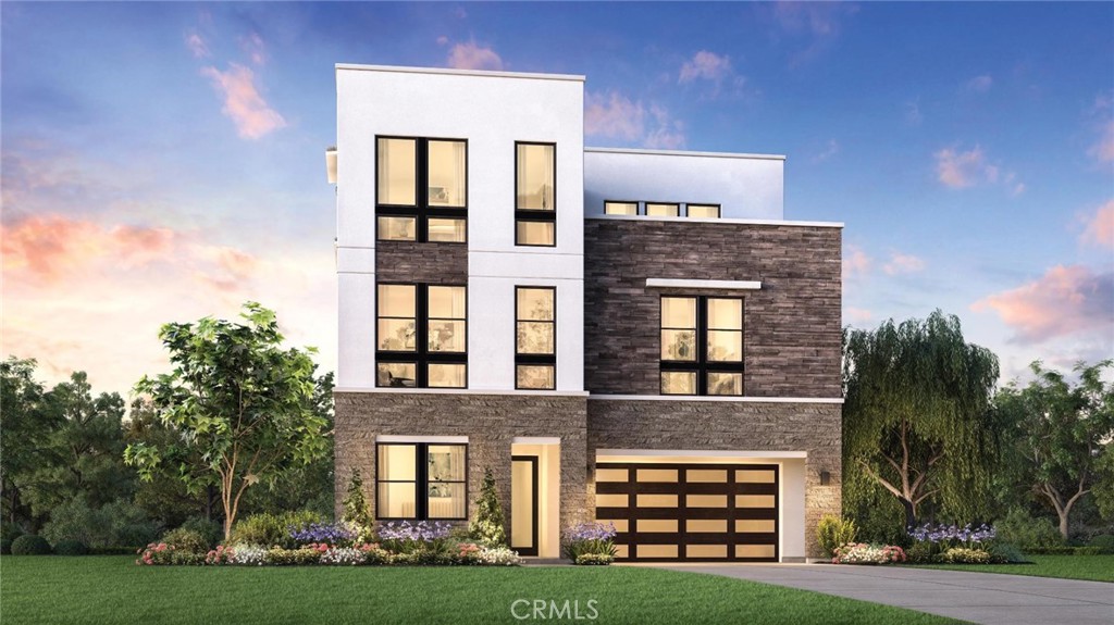 Welcome to Elevate, a luxurious Toll Brothers new community in Great Park Neighborhoods, Irvine, ideally located within walking distance to Cadence Park School (K-8) and Portola High School, and adjacent to the new Great Park Framework with trails, lakes, a museum, and more. Easy access to freeways and shopping. Homesite 78 is a new construction home that is situated on an East facing, 3,645 sq ft lot, tucked away from Irvine Blvd, and walking distance to all that Great Park neighborhood has to offer including 7 thoughtfully designed parks, 6 resort-style pools, walking and bike trails, and community gardens. This stunning Melina floorplan features 5 bedrooms, with 5 bathrooms, and is 3,627sq. ft, with a 2-car garage. Upon entering the home, a bright and welcoming foyer leads to an open-concept great room and kitchen, showcasing extended cabinetry, upgraded quartz counters and full backsplash. The great room features 20' vaulted ceilings, open concept dining, and entry to your private backyard through a multi-slide stackable glass door, great for entertaining. The second level primary bedroom features luxury vinyl plank flooring, in-suite bathroom with freestanding tub and large glass shower with porcelain tile walls. Highlights of the home include a gourmet kitchen with WOLF appliances, a Sub-Zero refrigerator, and designer-selected finishes throughout. This innovative floor plan design features two stories living plus a 3rd-floor bonus loft with a deck, large bedroom, and full bath—perfect for entertaining or a private retreat. Solar System included- purchased. Homesite 78, is move in ready now. Interior Photos provided are of the model home.
