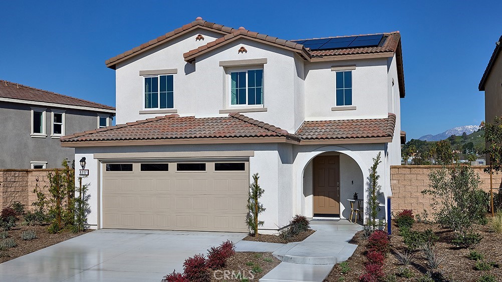 NEW CONSTRUCTION - SINGLE-FAMILY HOMES – FORMER MODEL HOME!! Welcome to Bayberry Pointe, a beautiful collection of two-story, single-family homes ranging from 1,583 sq. ft. to 1,880 sq. ft, with up to 4 bedrooms and 3 bathrooms. This Residence 1880 plan IS THE FORMER MODEL HOME AND LOADED WITH UPGRADES, including custom paint, upgraded flooring, some attached fixtures, landscaped back yard and more! Open the doors to a grand, long entry that leads to a spacious, airy Great Room and Kitchen space designed for gathering together. The convenient MAIN FLOOR BEDROOM AND FULL BATH offer the flexibility of being a main floor space for family or guests, or as an extra office or creative space. The gourmet, eat-in kitchen features granite counter tops, stainless-steel appliances and a convenient pantry and sliding doors that lead to a nicely-sized landscaped backyard. Upstairs, a great Loft space for studying, lounging or movie nights, that leads to two, generous additional bedrooms, a secondary bath with dual sinks, and a perfect laundry room! The expansive Primary Bedroom is retreat-ready and leads to a luxurious, large Primary Bath with walk-in-shower, dual sink vanity and large, walk-in closet. There are more amazing features such as the Home is Connected package for home automation at your fingertips, LED recessed lighting and much more.