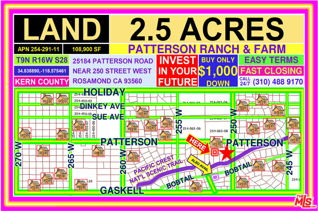 TRACT 2507, LOT 15, RECORD OF SURVEY (R/S) BK 8, P - Land