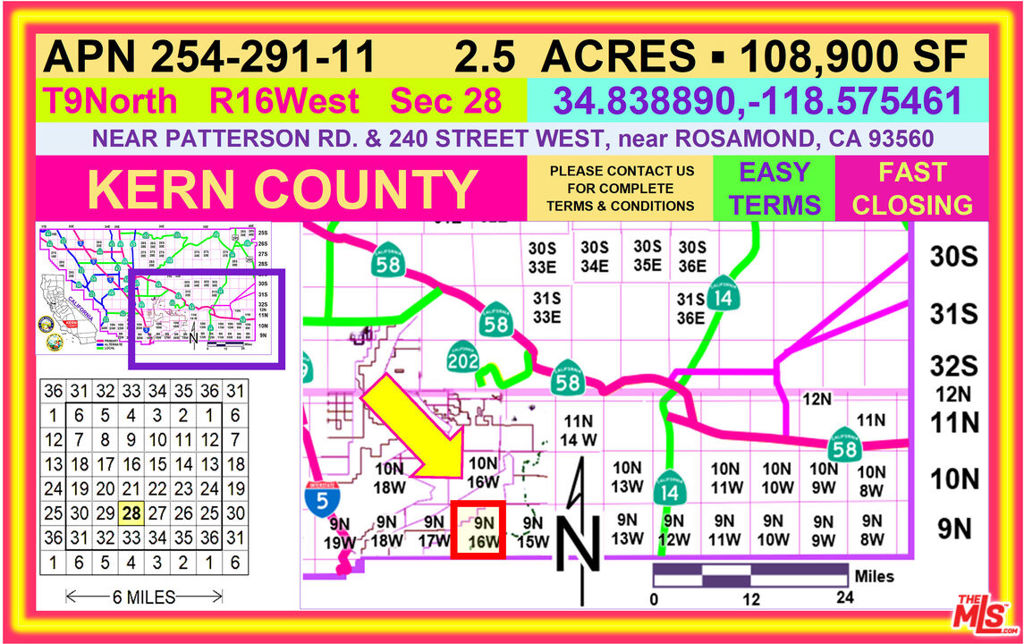 TRACT 2507, LOT 15, RECORD OF SURVEY (R/S) BK 8, P - Land