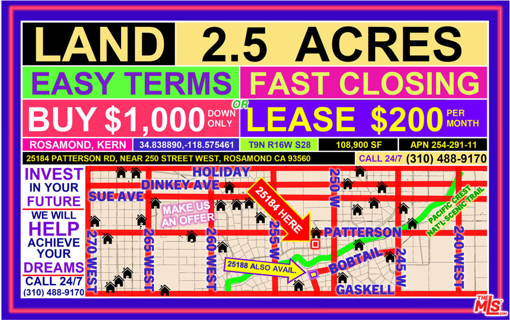 TRACT 2507, LOT 15, RECORD OF SURVEY (R/S) BK 8, P - Land