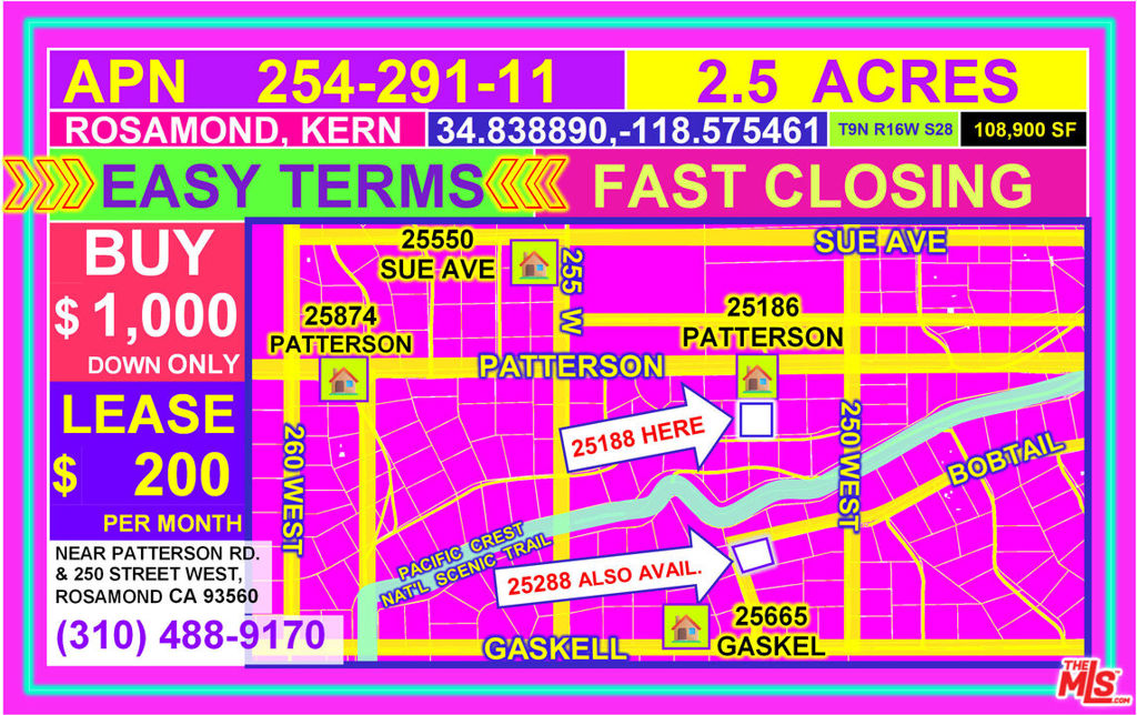 TRACT 2507, LOT 15, RECORD OF SURVEY (R/S) BK 8, P - Land