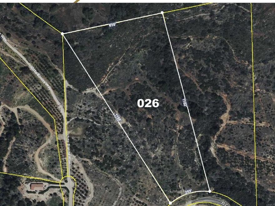 (Click Virtual Tour For Vid!) Offering 1 of 4 contiguous parcels — buy one or more! Each parcel is zoned A-1-10. Three of the parcels have 2-inch water meters installed, and all have power available at the street.  Take a hike on the property and you’ll discover plenty of potential building sites! This former avocado grove features panoramic views, varied topography, and a nearby seasonal stream. Adjacent to a preserve, these properties are ideal for an estate home, agricultural development, or a private retreat.  Located in De Luz, this unique property offers the serenity of country living while being just a short drive from the conveniences of town. Financing source available! For the other individual listings see: 026 El Calamar (10.8 Acres), 027 El Calamar (10.92 Acres), 028 El Calamar (13.74 Acres), 029 El Calamar (14.22 Acres). Note: The pictures may also feature the adjoining properties and views of the Santa Rosa Plateau.