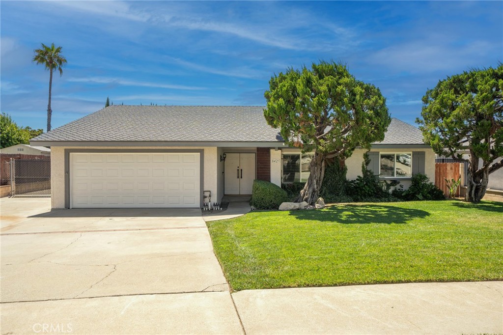 Welcome to this beautifully renovated single-level home in the highly sought-after equestrian neighborhood of Rancho Cucamonga! Featuring 3 spacious bedrooms, 2 updated bathrooms, and sitting on a rare ½-acre lot, this property perfectly blends modern upgrades with a serene, open setting.
From the moment you arrive, you’ll notice the amazing curb appeal, lush landscaping, and RV parking that make this home stand out. Step inside to find luxury vinyl flooring, plantation shutters, and updated dual-pane windows and doors that fill the space with natural light. The brand-new kitchen is a showstopper, boasting white shaker cabinets, stainless steel appliances, recessed lighting, and stylish fixtures, ideal for cooking and entertaining. The renovated bathrooms feature updated vanities, countertops, and fixtures, adding a fresh, modern feel throughout.
The backyard is a true blank canvas, offering endless possibilities for customization. Enjoy the covered patio for outdoor dining, or take advantage of the existing horse stables and storage shed for equestrian or hobby use. With its updated 200-amp electrical panel, 2023 roof, and central AC, this home is as functional as it is beautiful.
Located in a desirable equestrian community and offering plenty of space for both relaxation and recreation, this property is ready for its next chapter. Don’t miss the opportunity to make it your own!