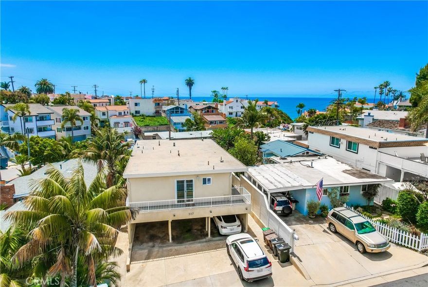 Superbly located, recently improved, and spacious upper-level unit in the highly sought after North Beach area of iconic San Clemente. Ideally located just a short walk to trails down to the beach and close to downtown San Clemente with an abundance of vibrant nightlife venues, shopping, dining, and more! Boasting a light filled interior, neutral palette, an open concept floor plan, sleek vinyl plank flooring throughout, and updated lighting fixtures setting the stage for a perfect living space. The sparkling updated kitchen has timeless white cabinetry, Quartz countertops, stainless steel undermount sink, updated hardware and pulls, matching appliances included gas stove and refrigerator, and is open to the dining area with direct access to the private outdoor balcony which is the perfect place for relaxing in the amazing OC weather and taking advantage of the cool ocean breezes while enjoying a morning cup of coffee or an evening glass of wine with a loved one. The light and bright bedroom is a spacious oasis with mirrored closet doors. The bathroom has an updated Quart topped vanity, framed vanity mirror, updated fixtures and hardware, and a step-in shower. The unit has 2 parking spaces including one covered carport space on the far left plus one uncovered tandem parking space in the driveway in front of the carport space. This building also includes a convenient community laundry room onsite. Landlord pays water, sewer, trash. Refrigerator included. Close to San Clemente Pier, North Beach, Metrolink, local parks, hiking, and biking trails, and easy 5 frwy access.