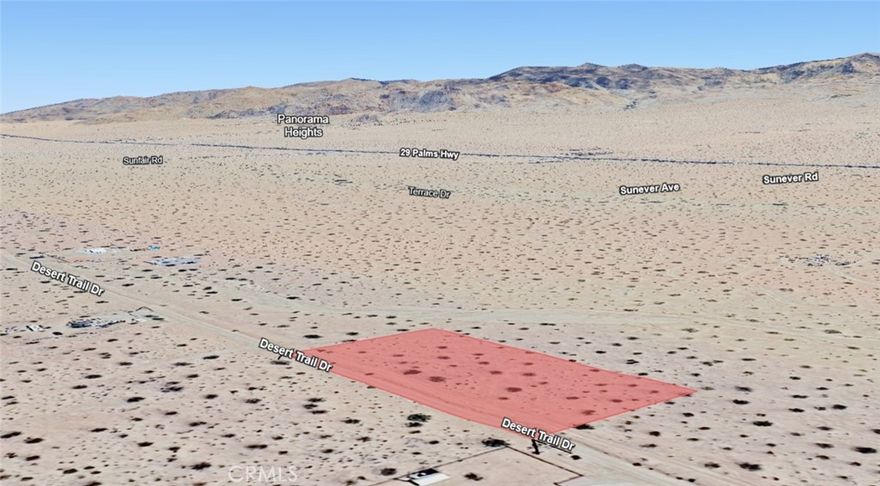 1.25 acres zoned Residential Vacant Land ready for your vision. Land parcel identified by APN:0604-191-22-0000. No situs address assigned by county; address shown is for MLS input only. GPS coordinates: 34.145923, -116.269622. Buyer to verify zoning, permitted uses, and utility availability.