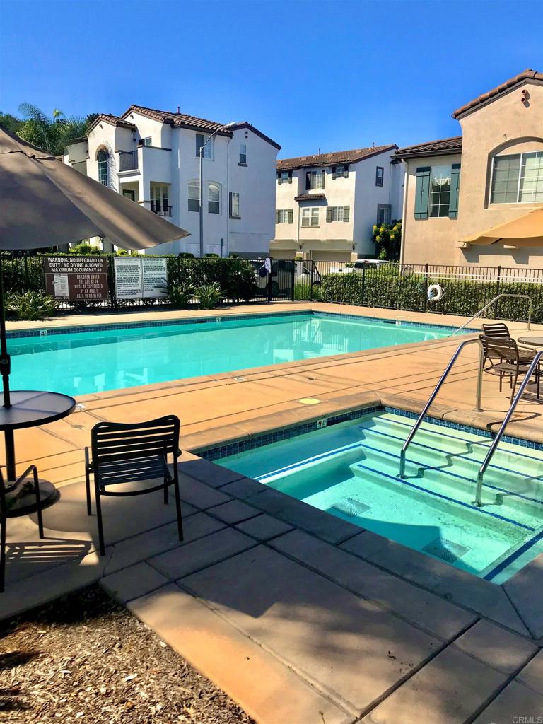 Exceptionally well-maintained and updated residence near Cascada pool available for 12-month lease. 2 bedrooms plus den/office, 2-car attached garage, air conditioning, all appliance included. Fresh paint throughout, new flooring, gas fireplace, balcony off living room, 2 ensuite bedrooms upstairs. Hiking trails nearby, Rancho Carrillo Park, easy drive to the beach. Private Cascada pool and spa plus access to Rancho Carrillo Swim Club included. Pets considered upon approval; pet rent will apply. Tenant pays water, trash and SDG&E. Excellent credit, income, and rental references required. Nonrefundable application fee of $35 per person.