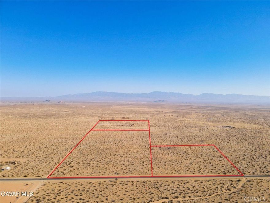 Ready for your next project or investment! Rare 39.27-Acre Corner Lot Opportunity - 3 Parcels Sold Together | Lancaster, CA Unlock the potential of three contiguous parcels totaling 39.27 acres located on the prime corner of Avenue J and 250th Street East in Lancaster, CA. With frontage along a paved highway, this is a standout investment opportunity with excellent visibility, access, and future potential. Property Highlights: Total Size: 39.27 acres (3 parcels sold together) Location: Corner of Avenue J & 250th St E — directly off a paved highway Access: Dual road frontage on two sides for maximum accessibility Zoning: [Insert zoning—great for agricultural, residential, or potential development] Topography: Flat, usable land ideal for a variety of uses Utilities: [Buyer to verify utility availability nearby] This land is ideal for developers, investors, or anyone seeking wide-open space with strong access. Whether you envision residential development, agricultural use, solar potential, or a land banking opportunity, this high-visibility location delivers value today and promise for tomorrow. High Exposure. Paved Access. Endless Possibilities.