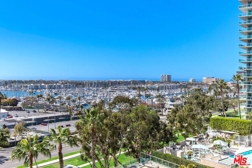 Enjoy incomparable marina and sunset views from this remodeled, turnkey and pristine residence that will trigger your imagination and tickle your senses.  Maple wood floors, thoughtfully designed kitchen equipped with top-notch appliances, built-out closets, modified utility area with sleek sliders and much more, in fact too many details to mention here.  The iconic Regatta is an inspiring, full-service, high-rise luxury building oozing with class & elegance.  Immerse into & spoil yourself with the incredible amenities & services as this is bar-none, absolute best coastal LA has to offer.  For discerning buyers who recognize the value of a tremendous, one-of-a kind asset that represents quintessential California living at its finest.  Within a stone's throw to restaurants, the beach, shopping, the 405 and LAX.  Sellers will need a leaseback.