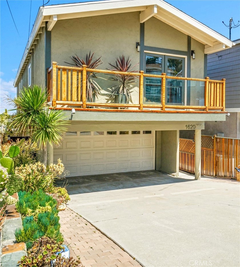 Prepare to be amazed by a panoramic city and mountain view. Located on what is arguably the best, wide and lightly traveled one way street in Golden Hills, with parking on both sides of the street. This custom designed single family residence features a dramatic floorplan that you will not find anywhere else in this prime Golden Triangle neighborhood, literally across the street from Hermosa Beach, and a few blocks south of Manhattan Beach. Warm and unique throughout, this home has been dubbed "Norwegian Wood" by the same owner for 25 years. The panoramic view is amazing, spanning from the Hollywood sign to the north, and harbor to the south.Soaring wood beamed ceilings throughout the entire upper level. The living room, with floor to soaring ceiling glass, leads to a balcony which further enhances the view. The fireplace completes the experience of this unique gathering area. The top level primary bedroom with high vaulted wood ceiling, also takes advantage of the picturesque mountain view to the east. Cedar lined walk-in closet with built-ins, and full bath with jacuzzi tub, add to the experience. Refrigerator, washer and dryer, are included without warranty. Kitchen features granite countertops, custom oak cabinetry, and all appliances. The family room offers yet another balcony from which you can wave to your neighbors as they stroll by in this friendly, very walkable and quiet neighborhood. Double garage with built-in cabinetry, utility sink, and liquid granite flooring. And don't miss the separate large, lower bonus storage/workshop room, with dedicated exterior side entry, not included in the square footage. Interior just professionally painted, new baseboards, new carpet. Hardwood and full interior professionally cleaned throughout. Unique, custom designed redwood deck rails and fencing. Drought resistant landscaping, timed dripless irrigation system, with gardener maintenance provided. Parking for 7 cars!! (Two in garage, 4 on driveway, and 1 that can legally park on street in front of driveway) Feels much larger than the square footage would lead you to believe. (Excellent credit, with no prior landlord issues, please). Welcome Home!