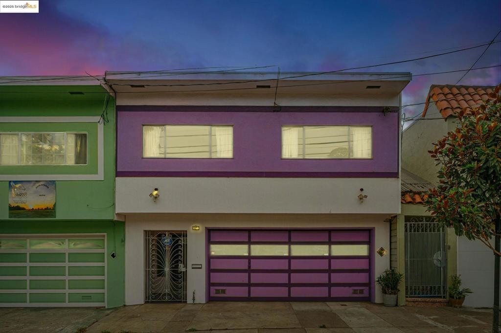 Open House Sunday 9/28 & 10/5, from 2-4:00pm. BAYVIEW SWEET! With a complete unobstructed view of the Hills and the Bay. You'll be comfortable in the 3 bedrooms and 2 bathrooms in this home with an extra over-sized, flexible room that just about spans the width of the house. On the upper level the largest bedroom has its own walk-in closet that connects to a private bathroom with a skylight where the sunlight rolls right in. The garage can house 2-cars on top of having more area for creating, tinkering, painting; whatever you're in to. The basement space beneath the house is plentiful and superb for storing items. There's a mature walnut tree in the backyard with generous yard space for hosting a BBQ or cookout, playing cards/board games and planting flowers, vegetables or herbs. Quickly be downtown with a short brisk walk to Third St. light rail. Come check it out and make 1143 Palou YOUR home!