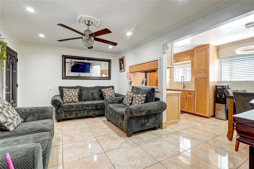 Updated 2 Bedroom, 2 Bathroom condominium offering comfortable living space in a gated community in Canoga Park. Situated on the second floor, this unit offers added privacy with no neighbors below. The owners have lovingly added updates throughout including insulation and recessed lights in the living room and primary suite, tile and laminate flooring throughout, newer heating unit and separate window AC units in each bedroom and dinning area. The focal point is the beautifully updated kitchen which offers all new cabinets, counter tops and gorgeous tiled backsplash with included appliances: stove, oven and microwave. For added convenience, the unit comes equipped with an in-unit washer and dryer. This move-in-ready condo offers comfort, style and a prime location – Come see for yourself!