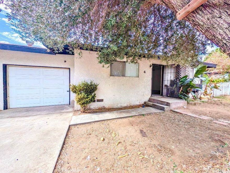 1 bedroom - 1 bathroom and 1 car garage with in unit laundry hook up and fenced yard space all on a private driveway off street -- Hard to beat!
3D tour available in link
Enjoy the old growth olive trees along 1440 Pumalo, San Bernardino, CA 92404 Unit Number 4
With Laminate Plank Floor, easy clean up you're on the right path when you make Pumalo your home address
Rents quoted are Discounted Rents
Scheduled Rent: $1395 / Month
Discount Effective Rent: $1295 / Month with on-time payment
Deposit: $1395
Rental Qualification Guidelines are based on DER