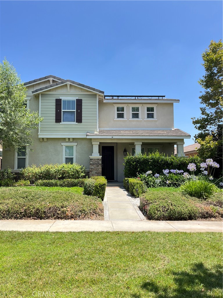 This 4 bedroom 2 1/2 bath home with 2 car garage is located in the community of Shady Trails. The primary bedroom is on the 1st floor where the other 3 are upstairs along with a lovely loft area. The 1st floor offers an open floor plan with 1/2 bathroom next to the office/den and charming kitchen with lots of cupboards and pantry. Enclosed backyard offers built in BBQ with electric hook up for mini fridge. Community offers park house, fitness center, two pools, two basketball courts and more.