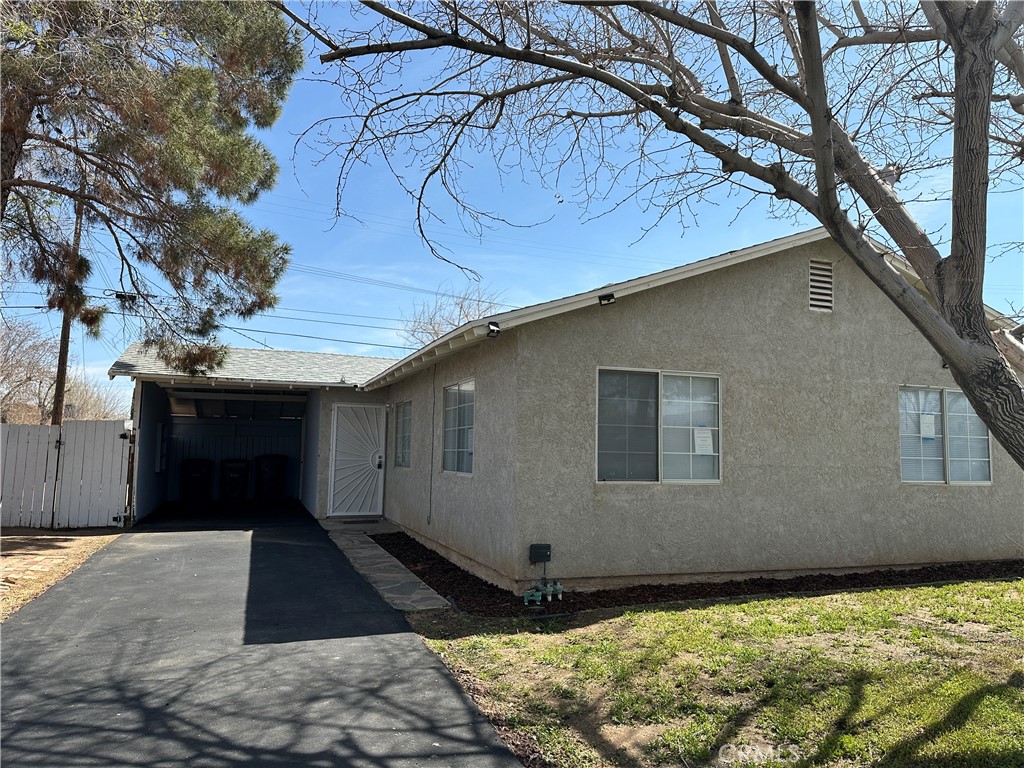 Discover your perfect retreat in this charming home located in the heart of Palmdale, CA. Built in 1957, this residence has been thoughtfully updated to blend classic charm with modern convenience. Featuring three spacious bedrooms and a well-appointed bathroom, this home is designed for comfortable living. The newly painted interiors, combined with sleek vinyl wood plank flooring throughout, creates a fresh and inviting atmosphere that welcomes you from the moment you step inside. Step outside to your own private oasis, complete with an inground pool and spa, perfect for relaxing or entertaining guests. The newly repaved driveway adds a polished touch to the exterior, ensuring easy access and ample parking. With a brand-new stove and dishwasher in the kitchen, culinary enthusiasts will appreciate the modern amenities that make meal preparation a breeze. Additionally, washer and dryer hookups provide the convenience of in-home laundry. Located conveniently close to schools and shopping, this home offers easy access to all the essentials while still providing a tranquil retreat. Don't miss the chance to own this beautifully updated property with all the features you desire. Schedule a viewing today and experience the perfect blend of comfort and style! The large lot has plenty for room to add an ADU to allow for additional income to offset life's expenses.