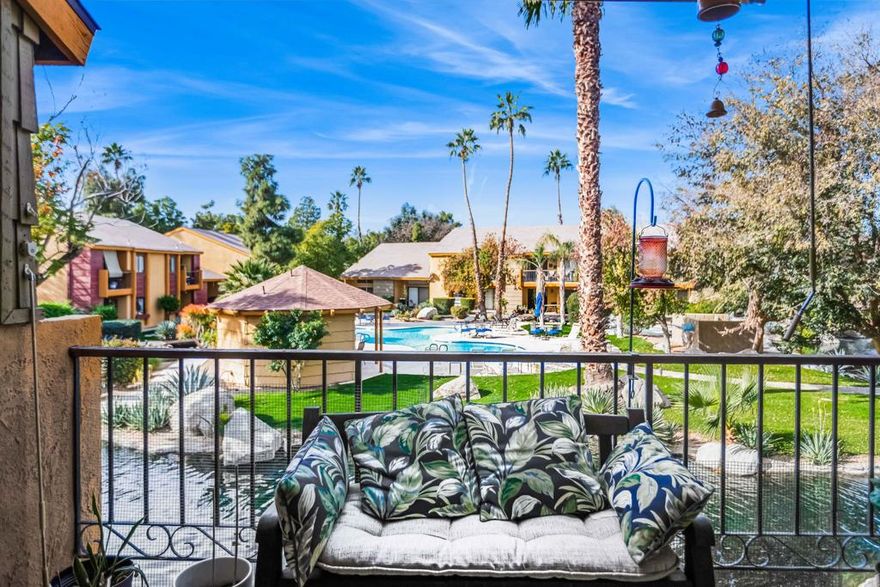 Charming 2 Bed, 2 Bath Condo with Spectacular Mountain Views in Quail Lakes Community. Nestled in the heart of Indio, this charming 2-bedroom, 2-bathroom condo offers a unique blend of comfort and convenience. Boasting proximity to festivals, the renowned Empire Polo fields, and breathtaking mountain views, this property is a true gem. The unit features a thoughtfully designed floor plan with 2 generously sized bedrooms and 2 bathrooms. Ample natural light fills the space, creating an inviting atmosphere throughout. Can be offered furnished or unfurnished.