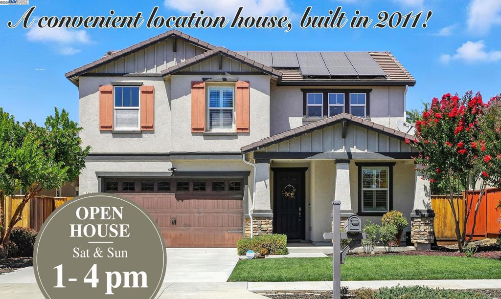 Built in 2011, this spacious 5-bedroom, 3-bath single-family home still feels like new and offers a fantastic opportunity for a growing family. The first floor features a private bedroom suite, an expansive living and dining grand room, and a modern open kitchen that’s perfect for entertaining. Dual-pane windows throughout the home are upgraded with custom shutters, adding both style and energy efficiency. Upstairs, you'll find a versatile open loft, three generously sized guest bedrooms, and a large master suite designed for comfort and privacy. Central AC and heating ensure year-round comfort. Step outside to a low-maintenance backyard complete with pavers, artificial grass, and a charming gazebo—ideal for relaxing or hosting gatherings. The attached two-car garage offers convenient side-by-side parking. Move-in ready and thoughtfully maintained, this home is the perfect blend of space, comfort, and location. With no HOA and an affordable price, it’s a rare find in a convenient location just minutes from grocery stores and Highway 101.