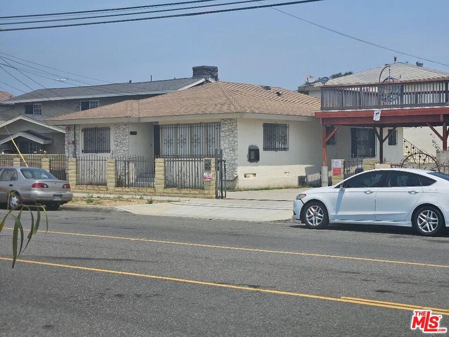 Remarks : BACK ON THE MARKET! This is a AS-IS TRUST SALE.------  no repairs will be made. Buyer to conduct their own due dilligence to verify all information provided. . AN INVESTOR's DELIGHT or a great opportunity for a Owner-User, this unique property  features a Single-Family Residence(SFR) in the front  with 3 bedrooms and 2 bathrooms, plus a rear duplex consisting of two 2 -bedrooms, 1 bath units.  All units include laundry areas: the front house has an interior laundry room, while the rear units each have separate exterior laundry rooms.  The property also boasts spacious yards and a long driveway that can accomodate 6-8 vehicles.  EVICTION PROCESS initiated for 2 units!!
