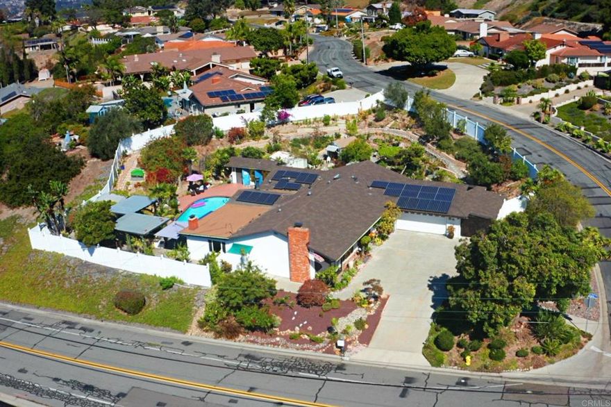 THIS PRIVATE SANCTUARY SHOWCASES OWNERSHIP PRIDE, featuring a STUNNING SINGLE-STORY RESIDENCE with 4 BEDROOMS, SPARKLING POOL and SPA, OUTDOOR KITCHEN, CABANA with BATHROOM and DRESSING ROOM all situated on an expansive shy to HALF-ACRE CORNER LOT, with BREATHTAKING BACKYARD OASIS!! PLUS: NO HOA -- NO MELLO-ROOS -- PAID OFF SOLAR SYSTEM W/24 PANELS --PAID OFF WATER TREATMENT SYSTEM worth $7K-- REMODELED KITCHEN & BATHROOM -- BEAUTIFUL CUSTOM-MADE ENTRY SECURITY GATES --COVERED LOCKED CARPORT with CUSTOM-MADE WROUGHT IRON GATE-- RV PARKING AREA--WIDE DRIVE WAY CAN FIT 5 CARS-- FRENCH STYLE "SHE SHED or GARDEN COTTAGE -- TIERED WALKING PATHWAY AT THE SLOPE-- SEVERAL FRUIT TREES-- VEGETABLE BEDS--COTTAGE STYLE GARDEN-- WOOD FLOORING--BONUS ROOM--6 SKYLIGHTS-- TERMITE REPORT & CLEARANCE IN-PLACE-- STILL, PLENTY of room to make it YOUR OWN!!