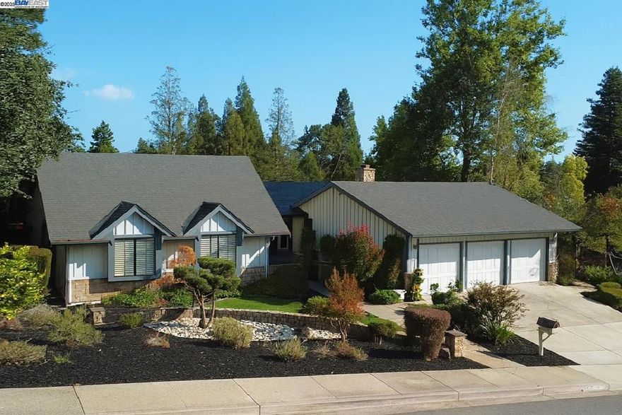 Updated One-Story Home Located on Quiet Cul de Sac *** Perched in the Foothills and Close to Downtown Danville & 680 *** Pride of Ownership with Solid-Surface Stone Counters & Abundant Cabinetry *** Spacious Family Room with Floor-To-Ceiling Fireplace *** Functional Floorplan with Easy Access to Kitchen from Garage *** Private Entrance Ideal for Package Deliveries *** Roomy Primary Bedroom Suite with Walk-in Closet  *** Large View Deck for Indoor-Outdoor Living *** Shady Lawn & Garden Retreat *** Add More Yard Space on North Side of Property - See Rendering *** Untapped Attic Space for Extra Storage or Loft Bedroom *** Large Lot with Potential for Vines or Fruit Trees *** No HOA *** Open House Sat & Sun 10/11 & 10/12 1-4