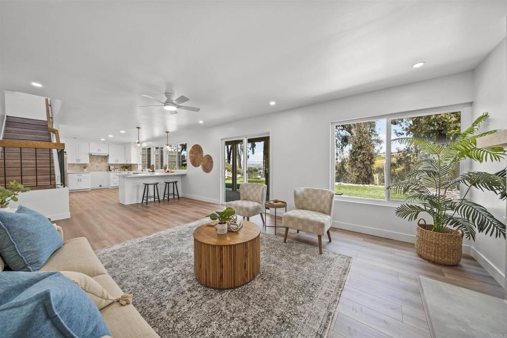 Coastal Charm in Oceanside!!! a beautifully updated home nestled in the peaceful Mesa Pines neighborhood of historic Loma Alta. Enjoy stunning mountain and valley views from the light-filled kitchen featuring new countertops and new cabinets. The home is flooded with natural light and opens to a large backyard, perfect for relaxing or entertaining. Inside, you'll find newly remodeled bathrooms and thoughtful updates throughout. Ideally located just minutes from the beach, shopping, dining, and with easy access to I-5 and SR-76, this home offers the best of Southern California living. Don’t miss this opportunity to own your slice of paradise in Oceanside!