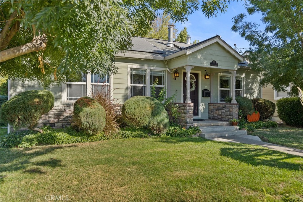 If you’re looking for a home with charm and character you have found it! Walk inside to beautiful hardwood floors, natural light, neutral colors on the walls, updates throughout and then walk outside to entertain on the amazing deck! The backyard is an oasis! RV parking off the alley as well as an additional space for a boat. Inside you will find 3 bedrooms, 2 bathrooms, 1,404 square feet, amazing kitchen with granite countertops, custom cabinets, and stainless steel appliances. The dining room is open to the living room that makes your living space comfortable. Split floor plan with the largest bedroom having double closets, a unique window with a bench seat with cedar-lined storage, and then within 3 steps is a beautiful updated bathroom with a marble-finish shower and new vanity. In the front of the house are two bedrooms and a hall bathroom that has been updated in the recent past. Need office space? There is a nice office space with lots of windows bringing the outside light to the inside. There are lots of details inside and outside of this home, making it an overall great property to call home. There is a double carport off the FINISHED single car garage with another room attached that is used for storage. The garage is set up as an amazing workshop. There is a leased solar system to assume, with true up bills available for buyers to review. Welcome home! Buyer to verify information to their satisfaction.
