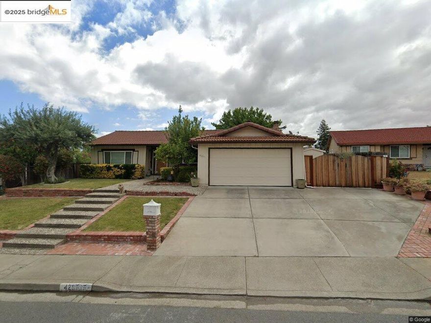 First time on the market since it was originally purchased! Open House this weekend, come and see this well maintained property that shines with pride of ownership throughout the years.  Just a short trip off of the freeway, this single story home is suited well for a first home buyer or investor.   This neighborhood gem is just up the street from the local park as well as schools.  It has been updated throughout the years with a newer HVAC system, flooring, as well as matching kitchen appliances and new kitchen counter tops.  The home has been hosting family events over the years with its ease of access flowing from the front family room into the kitchen, dining room, living room and on out to the back patio. There is an expanded driveway for extra parking that leads into the side yard with a lockable boat gate fence.  A well manicured front and back yard come finished with a sprinkler system and a separate area in the backyard for growing your own plants.  The trees throughout the property provide a variety of beauty, shade, and the occasional seasonal fruits.  Store all you need for the yard and then some in the outdoor shed complete with shelving.  Put the finishing decor touches on this blank canvas waiting for you to make it your home.