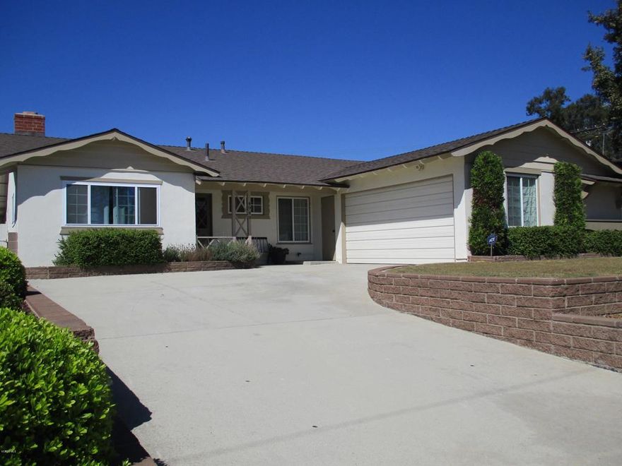 If you're looking for a remodeled and nicely upgraded single story with an open floor plan and a huge back yard, this is it! 4 bedroom, 3 bath home with large dining area, family room, bonus room and more! No rear neighbors. Owners of this well-loved home have new needs. Nice 62' frontage. Home opens to foyer into the spacious living room with wood/gas fireplace and is open to the dining room, family room and remodeled kitchen with stainless appliances. Home features lots of windows and plenty of light. Master suite, new air conditioning, new laminate flooring throughout home, new tankless water heater, indirect lighting in many areas, many upgraded windows, interior laundry room and even a dog run. Attached garage. Large backyard with trees; apple, orange, lemon, avocado and room for more (or, how about a pool?) Close to beaches, shopping and schools. This is a must see home.