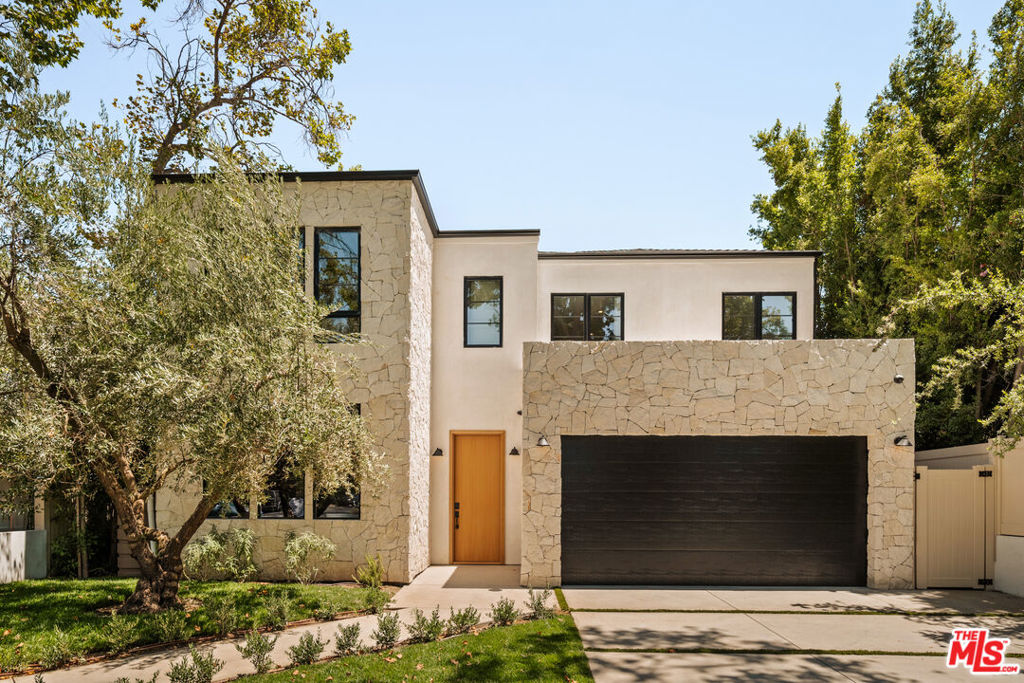Located in the highly coveted Colfax Meadows neighborhood, this stunning brand new construction home offers the perfect blend of modern luxury and timeless design on a charming corner lot. Featuring six bedrooms, seven bathrooms, a custom primary suite with soaking tub and walk-in closet, a spacious movie theatre, this home is thoughtfully designed for both convenience and entertainment. The detached guest house provides a full one bedroom with ensuite bath, living room and kitchenette. The beautifully landscaped backyard is a true oasis, complete with a sparkling pool/spa, bbq and outdoor dining, ideal for both relaxation and entertaining. Situated just minutes from major studios in Hollywood and Burbank, this home also offers easy access to the Studio City Farmers Market, popular shops and dining along Tujunga and Ventura Boulevard, and key freeways including the 101, 134, and 170. Located within the boundaries of top-rated schools, including the highly regarded Carpenter Community Charter, this property offers an unbeatable lifestyle in one of Studio City's most desirable communities.