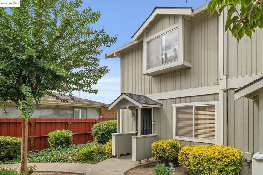 Welcome to 21564 Meekland Ave, Unit #1 in Hayward – a light-filled and inviting townhome with 2 Bedrooms and 1.5 baths that blends comfort, style, and thoughtful updates. This beautifully refreshed residence features an airy open layout with fresh interior paint that enhances the warm, natural flow throughout.  The heart of the home is the stunning, updated kitchen — complete with an in unit washer and dryer/laundry, sleek Samsung appliances and modern finishes, designed to inspire home cooking and gathering  Step outside and enjoy the the spacious patio with your own lemon tree and plenty of room to entertainment.   Additional highlights includes a detached garage for convenience and storage, along with a quiet setting that feels tucked away while still being close to all that Hayward has to offer.  Move-in ready and full of charm, this home is a wonderful opportunity to enjoy both comfort and ease in a desirable location.  Your new chapter in Hayward Awaits. Open House - Sunday 2-4pm or Contact Listing Agent to Schedule a showing today!