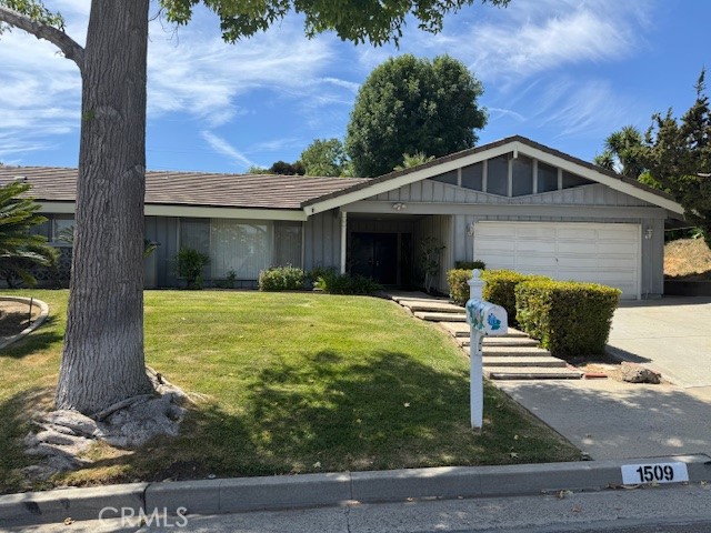 Location, location, location! Highly desired Single story floor plan with 4 bedrooms and 2 baths in Sunny Hills West. Primary bedroom has dual closets with ensuite bath. There is central Air conditioning and fireplace with atrium off living room. The spacious lot has approximately 15,400 sq ft with sparkling pool, and covered patio and plenty of room for your outdoor entertaining ideas. Lot could possibly allow for an ADU. Property is located near distinguished award winning schools, close to Amerige Heights shopping center and St Jude Hospital. Make this one your own!