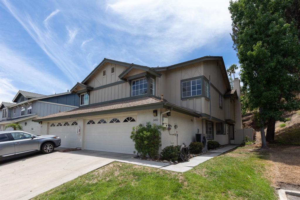 Welcome to this beautifully maintained 4-bedroom, 2.5-bath home offering 1,990 square feet of comfortable living space. Nestled at the end of a quiet cul-de-sac, this home provides added privacy and a peaceful setting. Inside, you’ll find an upgraded kitchen with modern appliances and stylish finishes, perfect for cooking and entertaining. The cozy living room features a charming fireplace and a sliding glass door that opens to a private patio — ideal for relaxing or hosting. A convenient half bath is located downstairs for guests. Stay cool year-round with central air conditioning. Additional highlights include an attached 2-car garage and a private walkway leading to the front door, giving the home a serene, tucked-away feel. Don’t miss this perfect blend of comfort, convenience, and charm!