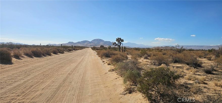 2.5 Acres ready for your construction.  Level land with views of the local mountains.  Close to Mojave town center but far enough away to be private.  Homes in the area.