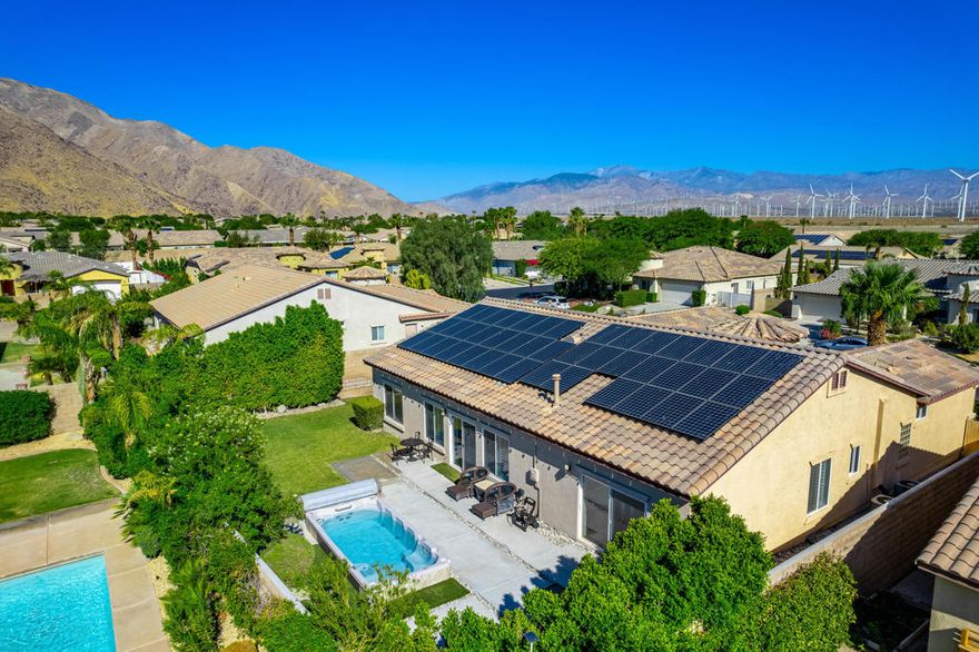 Welcome to Mountain Gate. Looking for a getaway... Look no further. This 4 bedroom home has recently been remodeled and offers an open floor plan with stack stone gas fireplace, large kitchen for entertaining and pool table.  The master bedroom suite and bath are separate from the other rooms with a walk-in shower. The additional bedrooms and casita are spacious with large closets. There are TV's in each bedroom and WIFI throughout. Plenty of parking with a Three car garage with RV parking, large lot with an above ground swim spa. Enjoy the amenities that they have to offer. Two refreshing pools, pickleball courts, barbecue and picnic areas. Close to Downtown Palm Springs with some of the finest restaurants, art galleries, coffee house and so much more. Palm Springs Tram is a 5 minute drive. A must when you visit. This home is an entertainer's delight and includes professional cleaning 1 time per month during your stay. Call to reserve your dates today.