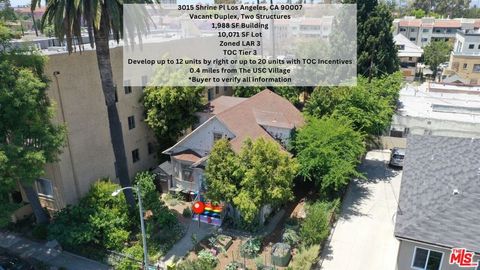 3015 Shrine Place Los Angeles CA 90007