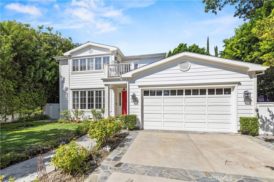 This Ken Unger–designed traditional residence blends timeless character with modern sophistication. Offering 5 bedrooms, 6 baths, and over 5,200 square feet of living space, the home showcases wide-plank wood floors, detailed moldings, and a dramatic central staircase. A grand formal living room with fireplace and an elegant dining room set the stage for entertaining, while the chef’s kitchen features a marble-topped island, custom cabinetry, 2 dishwashers, butler’s pantry, and top-tier Viking and Sub-Zero appliances.



The main level also includes a private office/library, convenient mudroom with laundry, and a guest suite with its own bath. Upstairs, four additional bedroom suites include a spacious primary retreat with a sitting area, home office, dressing space, luxurious walk-in closet, spa-inspired bath with oversized jetted tub, and a dual-head glass shower.



Outdoors, the private yard invites year-round enjoyment with a built-in BBQ bar, covered patio, and custom saltwater pool, all framed by mature landscaping. Located on a peaceful, tree-lined street just steps from Ventura Boulevard and within the sought-after Hesby Oaks school district, this property offers both elegance and everyday comfort.
