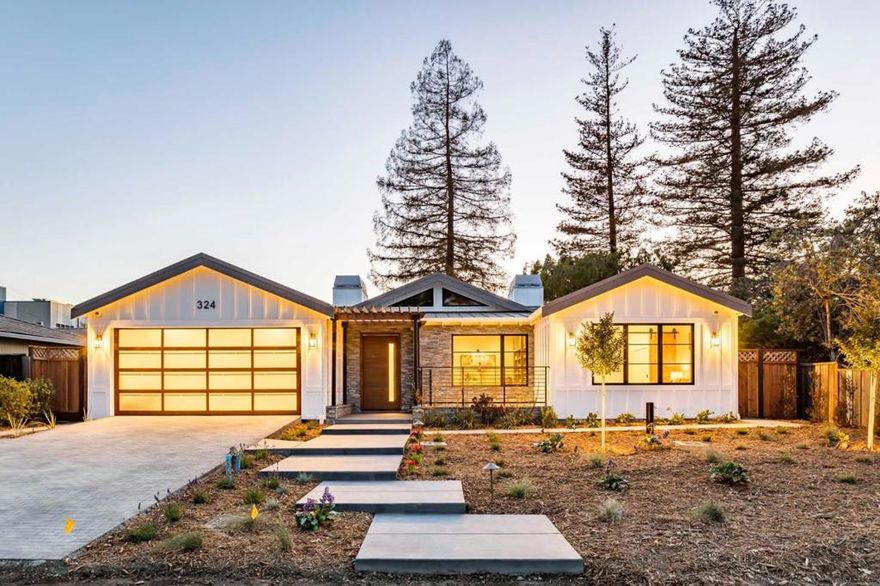 Just completed in June 2022, this 6-bedroom, 7.5-bathroom home offers the best of contemporary luxury and conveniences. Modern farmhouse architecture creates outstanding curb appeal, and inside, over 6,600 sf of space enjoys high-end appointments. An expansive great room at the heart of the home includes a chefs kitchen, dining room, and family room with fireplace, while the lower level offers a gym, theater, and large flexible-use space with a nearby wet bar and wine room. Every bedroom includes an en suite bathroom, with both levels enjoying a primary suite. Multi-level grounds with ample patio space, a lush lawn, and colorful plantings. Plus, this home offers an office, 2-car garage with an EV outlet, Marvin windows and doors, and Lutron lighting. This great location puts you just a 5-minute drive from both downtown Los Altos and The Village at San Antonio Center, and you will be within walking distance of top-ranked schools Almond Elementary, Egan Junior High, and Los Altos High.