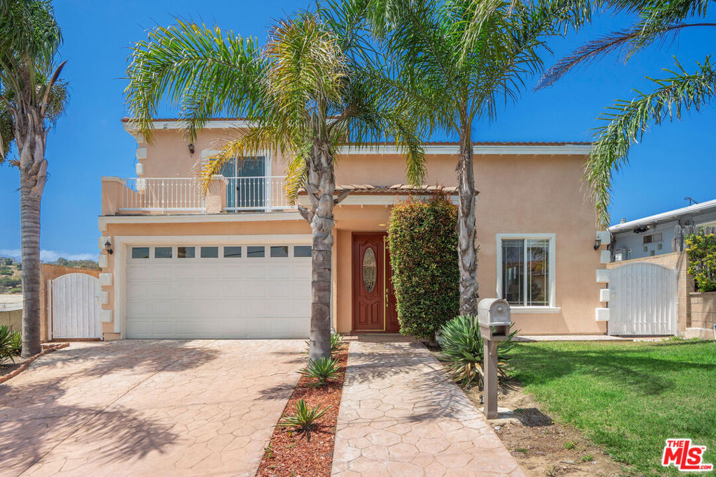Welcome to 5312 Doris Way, an exceptional 4-bedroom, nearly 3,000 sq ft Mediterranean home located in the highly desirable Seaside community of South Torrance. This spacious residence features an ideal, versatile floor plan with high ceilings and abundant natural light throughout. A bedroom and full detached bathroom on the main level are perfect for guests or multi-generational living. Upstairs, two generously sized secondary bedrooms offer ample space, with one boasting a large balcony that overlooks the lush cityscape of South Torrance and Redondo Beach. The expansive primary suite includes a walk-in closet, an en-suite bath with a soaking tub and standing shower, sliding doors to a Juliette balcony, and a cozy fireplace. Designed for family living, the home offers multiple gathering spaces, including a formal living and dining room. Situated on a large 6,260 sq ft lot, the backyard is ideal for gardening, outdoor entertaining, barbecues, and more. Within walking distance to award-winning schools - Seaside Elementary, Calle Mayor Middle, and South Highand. Just minutes from the Riviera Village, Torrance Beach, top Parks, and the Redondo Beach coastline, this home is truly in a prime location. Rarely do homes in this area come available, don't miss the chance to live in one of the South Bay's premier coastal communities.