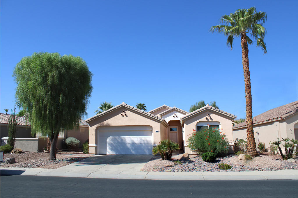 Del Webb Sun City in Palm Desert, California is quite possibly the most sought after, quality 55+ Country Club living in the desert area. Sun City is the marque to which all others are compared. This is vacation living at its very best. Discover the luxury of Del WebbA(r), and explore resort lifestyle communities in Palm Desert, California. This extensive community offers comfort and convenience along with easy access to the lively desert cities. Immerse yourself in the vibrant arts scene of the Coachella Valley, where stunning cultural events and landscapes create a perfect backdrop for a fulfilling lifestyle. Unlock a world of possibilities and community engagement. Explore the many signature communities of Palm Desert, Palm Springs, Rancho Mirage, La Quinta, Indio, Indian Wells and more. Golf anyone? Sun City is one of the favorite communities featuring golf perks that only Del Webb residents can enjoy, like priority booking for tee times and golf cart paths throughout the community for easy transportation to and from the course. Sun City offers two 18-hole courses for resort-style golf play. Golf not your thing: Here is partial list of the many amenities available to you in Sun City Palm Desert: Clubhouse, Restaurants, Fitness Centers, Indoor/Outdoor Pools, Aerobics, Tennis Courts, Pickleball, Bocce Ball and, well you get the idea. And now for your excellent vacation home with all the amenities you would expect in upscale desert country club living. 78984 Spirito Court is located on the north side of Del Webb facing wide open spaces with panoramic mountain and desert views. Enjoy a private backyard, covered patio, and a garage to park your car. Did I mention a separate private Casita that can be your home office complete with internet and Wi-Fi. This is the vacation home you've been looking for. It is available, affordable, and waiting for you to move in and enjoy a beautiful desert lifestyle. Welcome to blue skies and sunny Southern California!